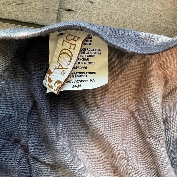 BECCA By Rebecca Virtue Tie Pool tie-dye Romper Coverup - Picture 4 of 5